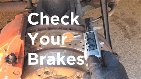 brake pads tested|your brakes need checking if.